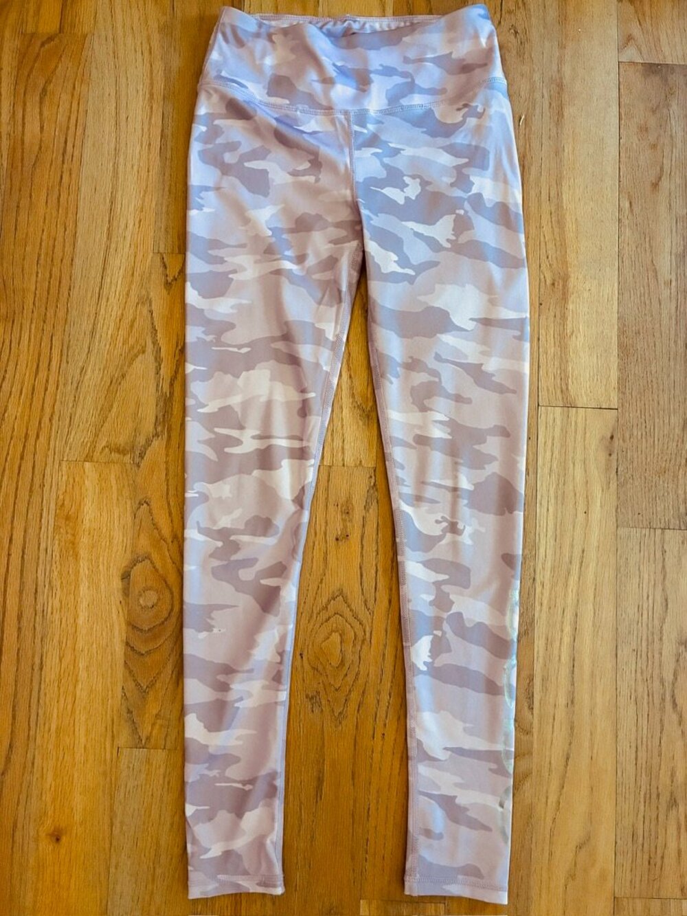 Bebe Sport Women's Pink Camo Leggings Size Small